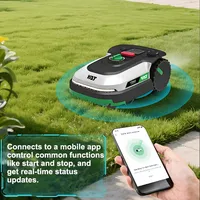 Robot tondeuse automatique Delfir avec navigation par capteurs pour l'entretien efficace des pelouses domestiques et de jardin