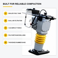 Compacteur vibrant manuel à moteur