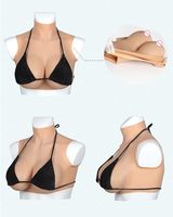 Prothèses mammaires en silicone souple pour femmes, effet réaliste, grandes poitrines, pour entrepôt ETA