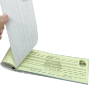 Carnet de reçus autocopiants NCR coloré sur mesure pour factures de restaurants et hôtels