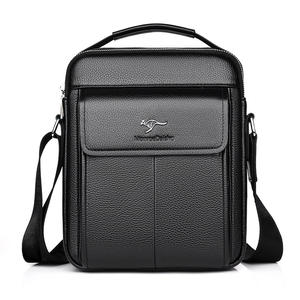 Borsa Messenger a tracolla da <span class=keywords><strong>uomo</strong></span> in pelle sintetica con Logo Design classico di buona qualità per viaggi d'affari Sac De Messager - Product Image 1