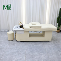 Table de massage thaïlandaise moderne et portable pour salon de coiffure, avec cadre en bois et éponge haute densité, pour usage commercial