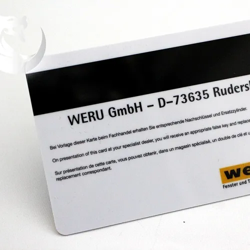 Hohe Qualität Offsetdruck Maschine Pvc Magnetische Streifen Karte