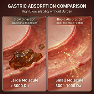 OEM ODM 300-500Da Polvo de Péptidos de Nuez (Juglans <span class=keywords><strong>Regia</strong></span>) Nootrópicos Neuroprotectores Hidrolizados Solubles en Agua Grado Alimenticio Suministro a Granel - Product Image 2