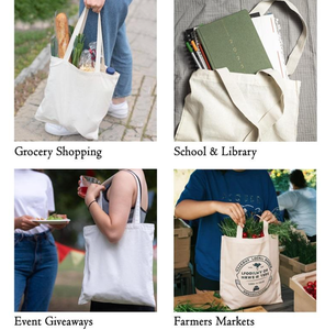 Estilos personalizados más vendidos, bolsos de lona de alta calidad para mujer, bolsas de lona reutilizables para compras. - Product Image 6