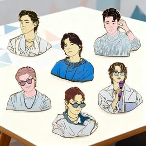 Pin de Esmalte Personalizado para Adultos, Pin de Solapa de Esmalte, Insignia de Aleación de Zinc Barata para Promoción en EE. UU., Accesorios de Ropa - Product Image 2