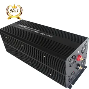 صحيح الطاقة 6000w نقي شرط موجة العاكس خارج الشبكة شاشة الكريستال السائل التحكم عن بعد 12000W ذروة السلطة