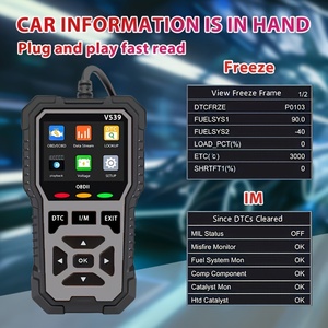 2025 V539 OBD2 Scanner aggiornamento USB alimentato lettore di codice di guasto per auto 1996 + <span class=keywords><strong>OBD</strong></span> II protocollo veicoli compresi camion strumenti di scansione - Product Image 2