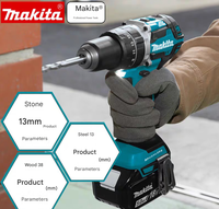 Perceuse à percussion sans fil Makit DHP484 18V LXT Brushless 13 mm, 2 vitesses, pour le perçage du bois, du métal et du béton