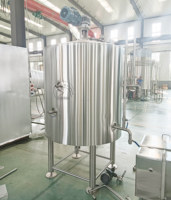 Cuve de mélange de jus en acier inoxydable 1000L 2000L personnalisable réservoir de mélange de boissons avec agitateur à vendre