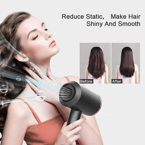 Diffuseur professionnel de sèche-cheveux ionique en une étape de 1800 W brosse à Air chaud électrique à grande vitesse meilleur barbier de 1800 watts pour le salon - Product Image 2