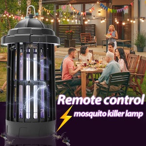 Saijzek 4000V Portable Télécommande Fly Bug Zapper Intérieur et Extérieur Insectes et <span class=keywords><strong>Moustique</strong></span> <span class=keywords><strong>Grille</strong></span> de Sécurité <span class=keywords><strong>Lampe</strong></span> avec Brosse - Product Image 2