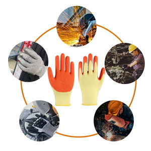 Latex Coated Work <strong>Gloves</strong> Excellent <strong>Grip</strong> Seamless Knit Nylon Safety <strong>Gloves</strong> with Polyurethane Ideal for Light Duty Work - Product Image 3
