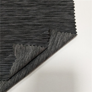 Mingmao-tela 92% poliéster 8% elastano negro y gris, tela teñida, Jersey Deportivo Superior - Product Image 3