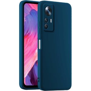 Funda de silicona para teléfono Xiaomi Mi 12 Mi 12X, cubierta protectora de Color puro azul zafiro de 6,28 pulgadas - Product Image 1