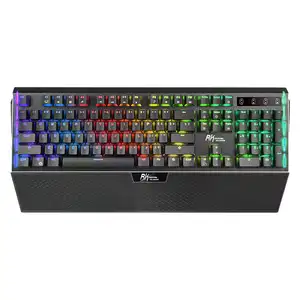 Hot D107 Không Thấm Nước Ergonomic Backlight Gamer Nhật Bản Chơi Game Bàn Phím Cơ Khí Thả Vận Chuyển Clavier Cơ Khí