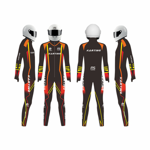 Medias de karting unisex de secado rápido transpirables ignífugas de 260g impresas personalizadas de fábrica - Product Image 5