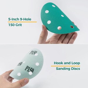 กระดาษทราย 5 นิ้ว 9 รู 150 กรวด แพ็ค 50 ชิ้น สำหรับงานขัดที่มีประสิทธิภาพ - Product Image 5