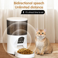 Comedero Automático para Mascotas con Cámara HD, Gran Capacidad, Dispensador de Comida Programable para Perros y Gatos, Suministros Inteligentes para Mascotas