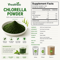 Poudre et comprimés de Chlorella à taille de particules uniforme, matière algineuse à mailles fines pour la transformation industrielle quotidienne