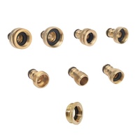 1/2 "3/4" 1 "filetage mâle ou femelle raccords de tuyau d'arrosage joint en laiton tuyau robinet mamelon connecteur rapide