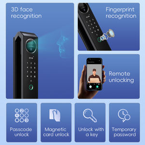 <span class=keywords><strong>Veerman</strong></span> Cerradura Automática Digital con Huella Dactilar, Cerradura de Puerta Automática con Cara 3D, Tuya, Cerradura Principal - Product Image 4
