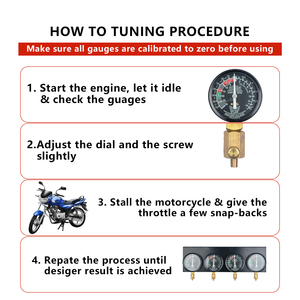 SINKEE Juego de 22 Herramientas de Sincronización de Carburador al Vacío con 4 Manómetros de Precisión para Yamaha XJ <span class=keywords><strong>XS</strong></span> 1100 2000-2007 - Product Image 4