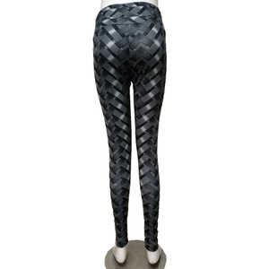 Mode Push up Slim Jeggings Haute Élastique Pantalon De Sport Fitness Taille Haute Tissage Imprimé Femmes Yoga Leggings pour Femmes - Product Image 3