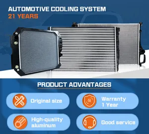 Hệ thống làm mát đồng tản nhiệt 17118623369 nhôm tản nhiệt cho BMW X3 X4 động cơ làm mát tản nhiệt