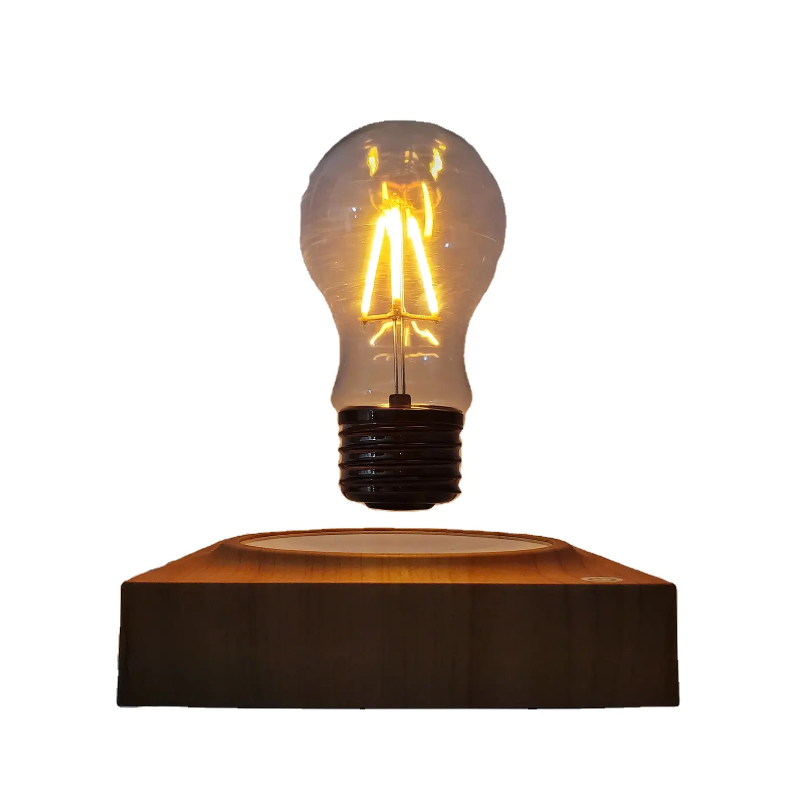 Levitating Bulb Nightlight Creative and Unique Gifts Table Lamp Home Decoration Rotating Floating Bulb Lamp