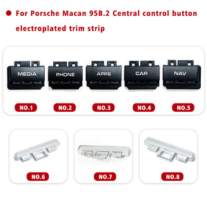 Compatible avec <span class=keywords><strong>Porsche</strong></span> Macan 95B.2, Cache-bouton d'ouverture de fenêtre de porte de voiture, Systèmes de carrosserie automobile, Lève-vitres, Pièce de véhicule 95B907040BQDML - Product Image 3