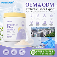 Poudre de fibres prébiotiques antioxydantes personnalisée en boîte avec mélange de fruits et légumes, végétarienne et végane, complément à marque privée, OEM