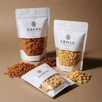 Prix d'usine, vente en gros personnalisée, sachets refermables à fermeture éclair, thermoscellables, au toucher doux, pour aliments, chocolat, protéines, en aluminium, PE, nylon