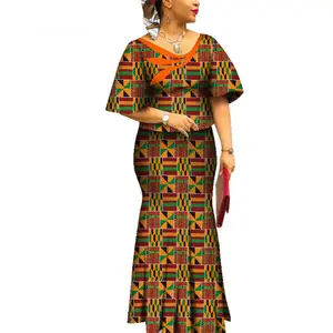 Afrikaanse Vrouwen Jurken Één Schouder Sexy Trouwfeestjurken Traditionele Afrikaanse Kostuums