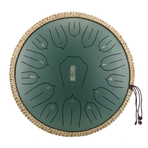 Tambour de langue en acier 13 pouces 15 Notes Handpan Tambour de réservoir <span class=keywords><strong>Instrument</strong></span> de percussion Tambour de langue - Product Image 5