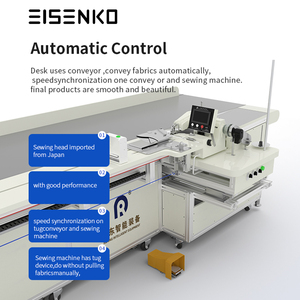 Machine à ourler les rideaux à point de chaînette automatique haute vitesse à aiguille unique, universelle, avec nouveaux composants de base et moteur - Product Image 4