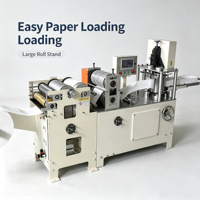 Máquina para Doblar Servilletas de Papel 1/2, 1/4, 1/6, 1/8 con Grabado e Impresión, 1000-2000 piezas/min