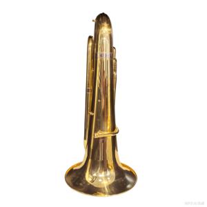 <span class=keywords><strong>Tuba</strong></span> à 3 pistons en laque dorée Eastern Music - Product Image 3