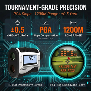 Télémètre <span class=keywords><strong>de</strong></span> <span class=keywords><strong>golf</strong></span> PGA Slope, étanche IP54, rechargeable par USB-C, mesure jusqu'à 30 000 mètres, fixation magnétique, fournisseur OEM - Product Image 2