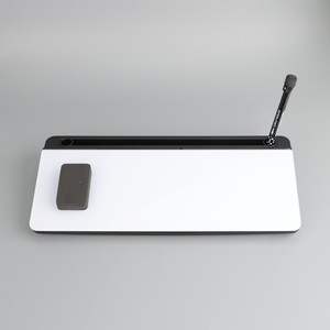 친환경 데스크탑 유리 화이트보드 수납형 드라이 이레이즈 보드, 키보드 화이트보드 서랍형 수납함 - Product Image 3