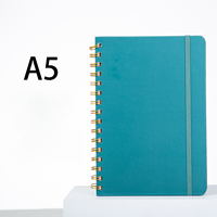 Carnet de notes pour femmes et hommes, 2 carnets à spirales, carnet ligné pour notes de travail, journalisation