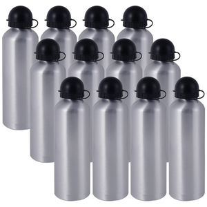 2023 offres spéciales en gros Sublimation bouteille d'eau en aluminium vierge 750ml pour <span class=keywords><strong>le</strong></span> sport blanc/argent - Product Image 5
