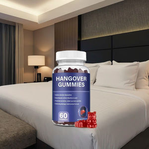 Özel etiket Hangover rölyef takviyesi Vegan alkol hapları rahatlatmak karaciğer detoks Anti Hangover Gummies - Product Image 1