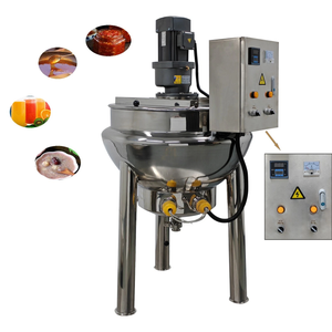 Nghiêng hoàn toàn tự động điện sưởi ấm động cơ thép không gỉ mang Tương Ớt/Hạt/rau hành tinh khuấy nồi chiên/Áo khoác - Product Image 1