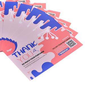 การ์ดอวยพรแบบพิมพ์สีเต็มรูปแบบ ดีไซน์ใหม่ ปี 2025 การ์ดขอบคุณ การ์ดงานวันเกิด ออกแบบเองได้ - Product Image 2