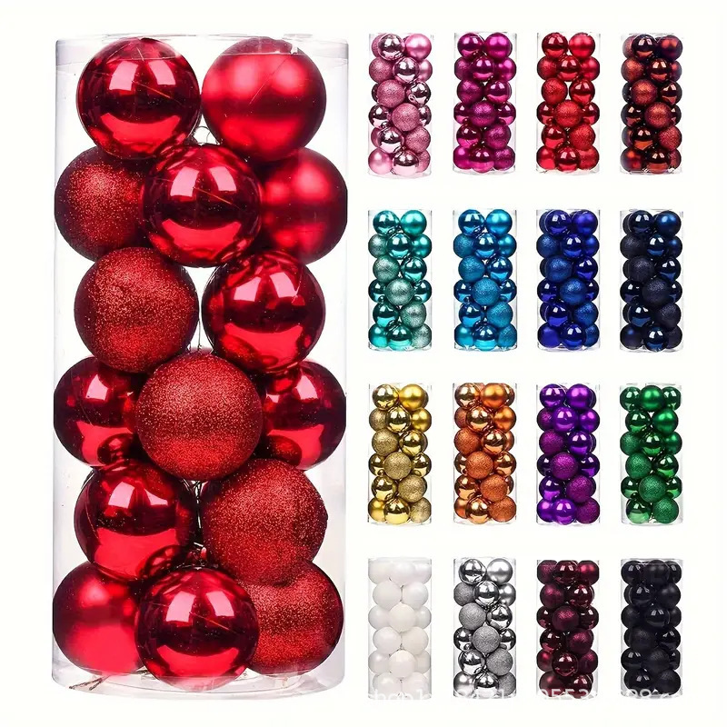Christmas Bell Plastic Decorations Colorful Sprinkles
