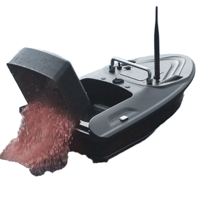 Intelligent RC Fishing Bait Boat 500m Range Remote Control One-Key Return Wave Resistant Battery Powered Durable Plastic