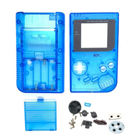 Coque de console de jeu classique en plastique avec boutons et plaquettes conductrices pour Gameboy GB