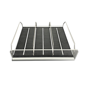 2023 Plastic <b>Metal</b> Gravitation <b>Roller</b> Shelf Track Shelf for Supermarket - Product Image 4