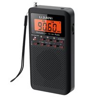NOAA Hava Durumu AM/FM Taşınabilir Radyo Dijital Çalar Saat Uyku Zamanlayıcısı 2 AA Pil Stereo Kulaklık Dahili Hoparlör LCD Ekran